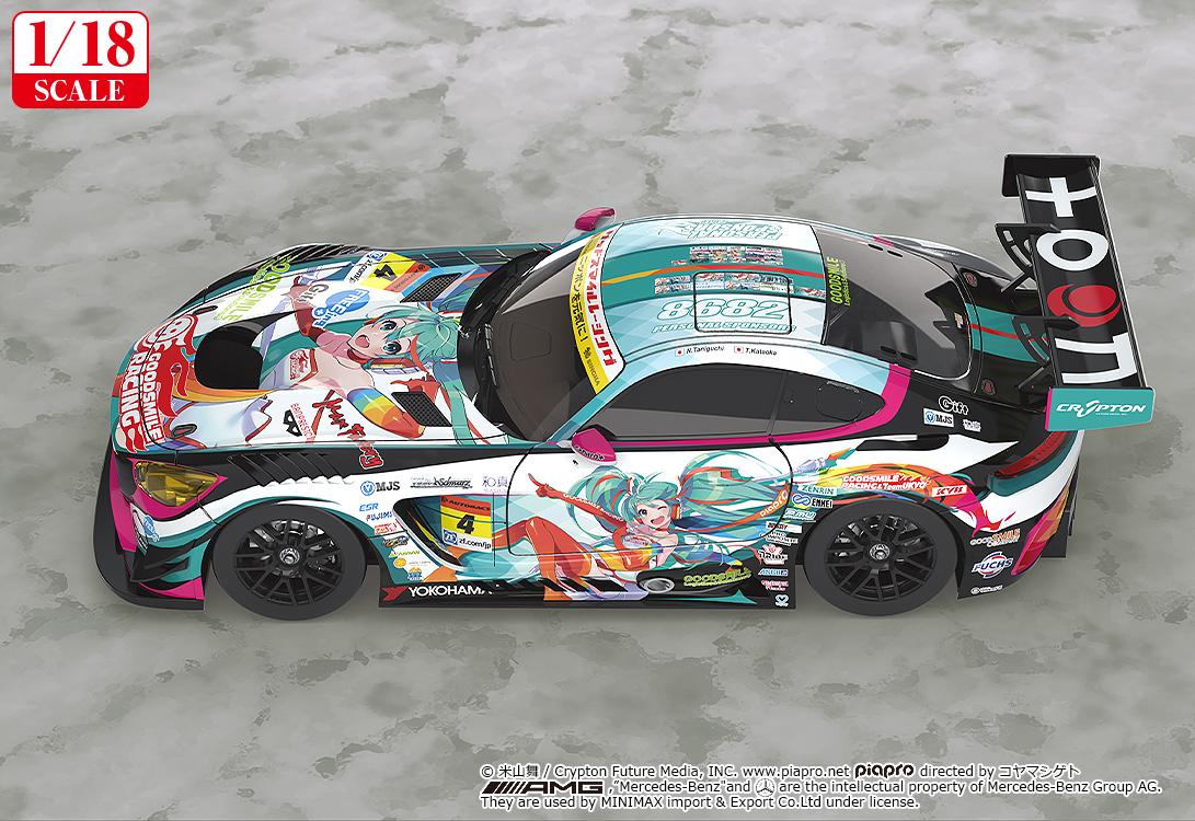 【Pre-order】Hatsune Miku - Hatsune Miku GT Project 1/18th Scale Good Smile Hatsune Miku AMG 2016 SUPER GT Ver. (Rerun)(Model Kits)