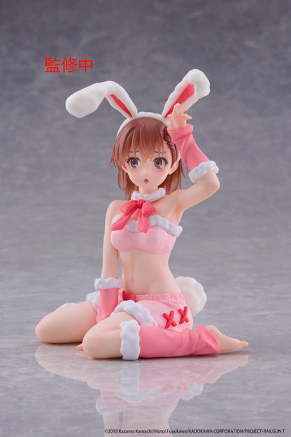【Pre-order】A Certain Scientific Railgun - Mikoto Misaka MOFLOCK Figure (Fluffy Bunny Ver.)