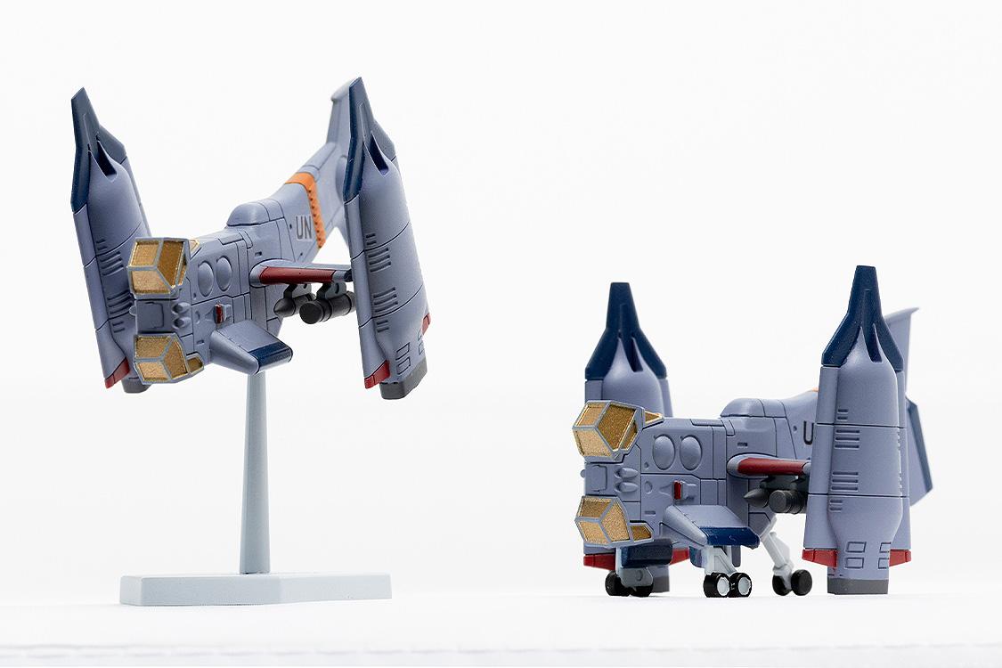 【Pre-order】Rebuild of Evangelion -  Model Kits (SYUTO Tiny Scale 1/350, Evangelion: New Theatrical Edition, UNAF Close Air Support VTOL Aircraft YAGR-3B)