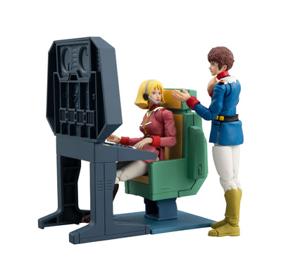 【Pre-order】Mobile Suit Gundam -  Desk set (G.M.G. COLLECTION EX; White Base Bridge Radio operator; with gift)