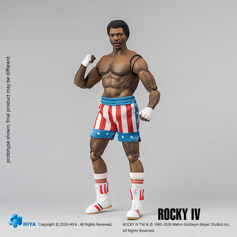 【Pre-order】Rocky IV - Apollo Action Figure (HIYA Exquisite Super Series; 1/12 Scale; 6 Inch)
