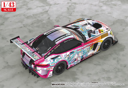 【Pre-order】Hatsune Miku - Hatsune Miku GT Project 1/43rd Scale Good Smile Hatsune Miku AMG 2021 SUPER GT 100th Race Commemorative Ver. (Rerun)(Model Kits)