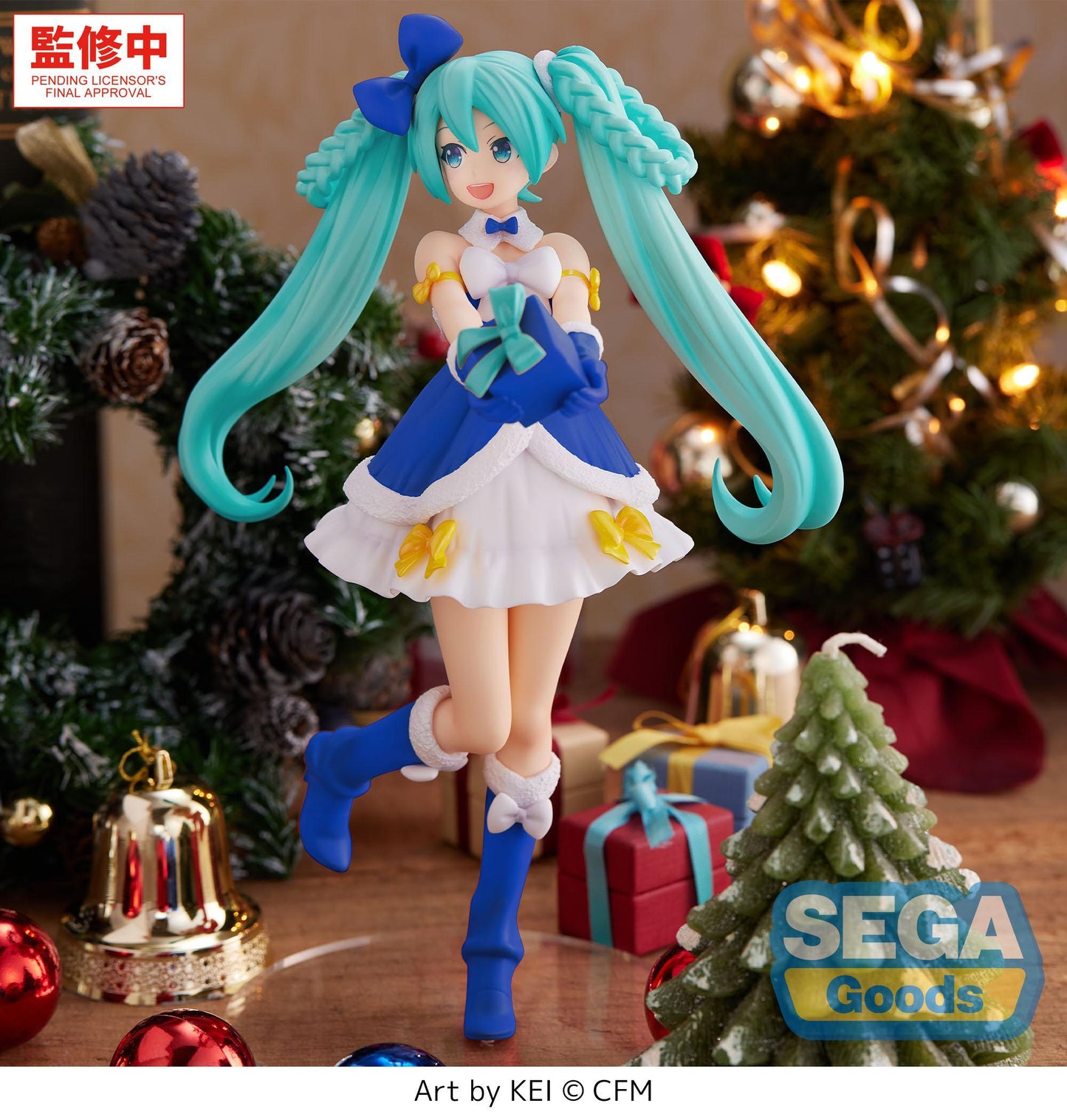 【Pre-order】Hatsune Miku - Hatsune Miku High Premium Figure (Sapphire Christmas Ver.)