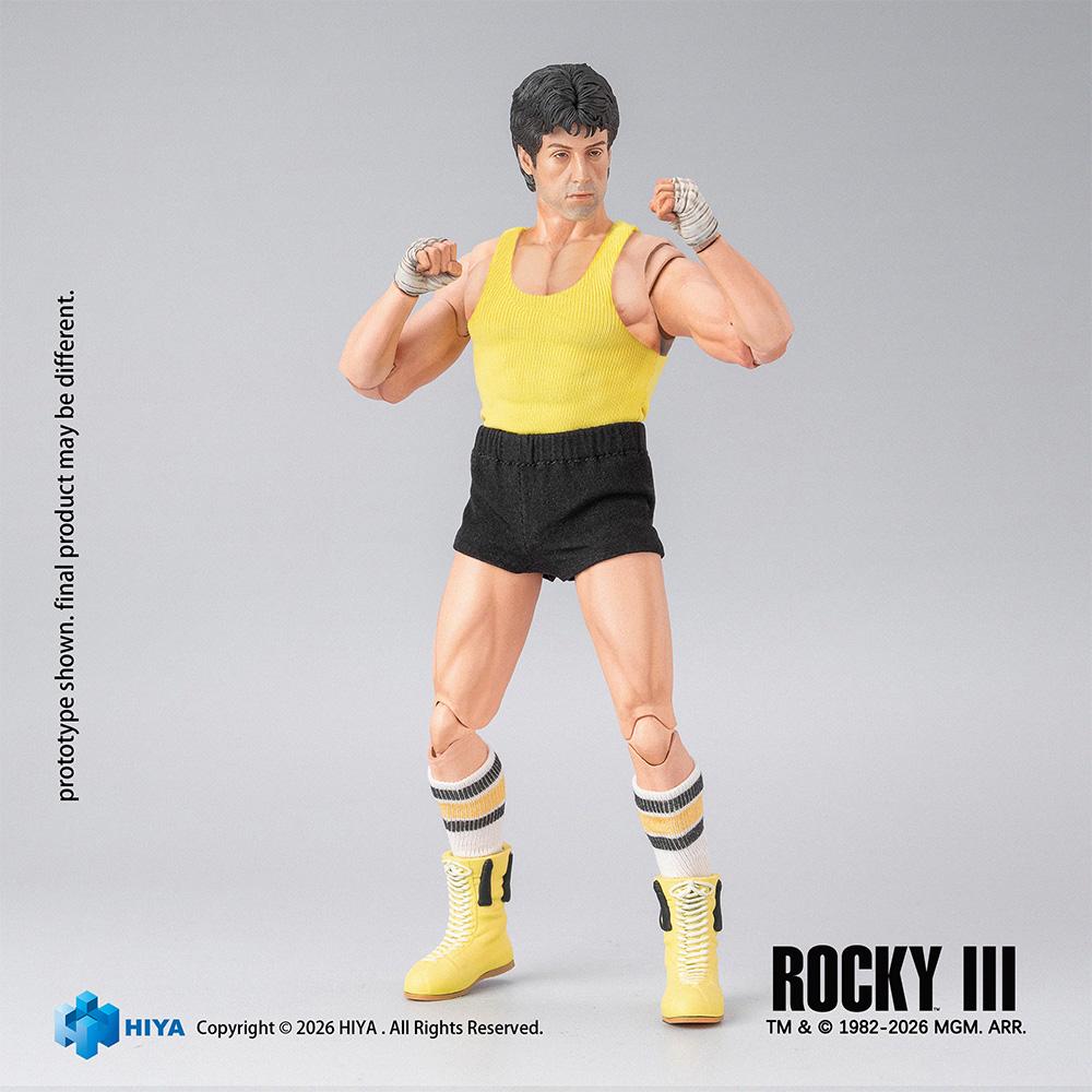 【Pre-order】Rocky III - Rocky Action Figure (HIYA Exquisite Super Series; 1/12 Scale; 6.3 Inch; Boxer Version)