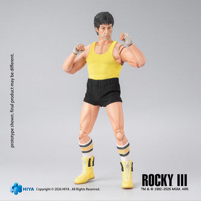【Pre-order】Rocky III - Rocky Action Figure (HIYA Exquisite Super Series; 1/12 Scale; 6.3 Inch; Boxer Version)