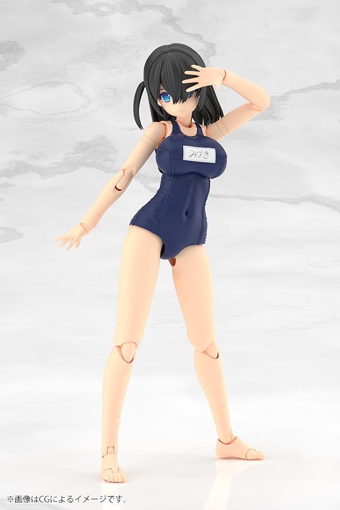 【Pre-order】FRAME ARMS GIRL - MIZUKI Model Kits (School Swimsuits Ver.)