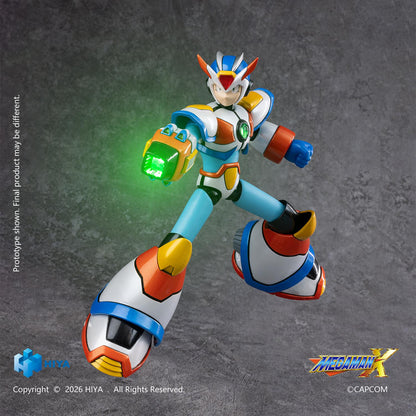 【Pre-order】Mega Man X - X Action Figure (HIYA Exquisite Basic Series None Scale 5.8 Inch Max Armor)