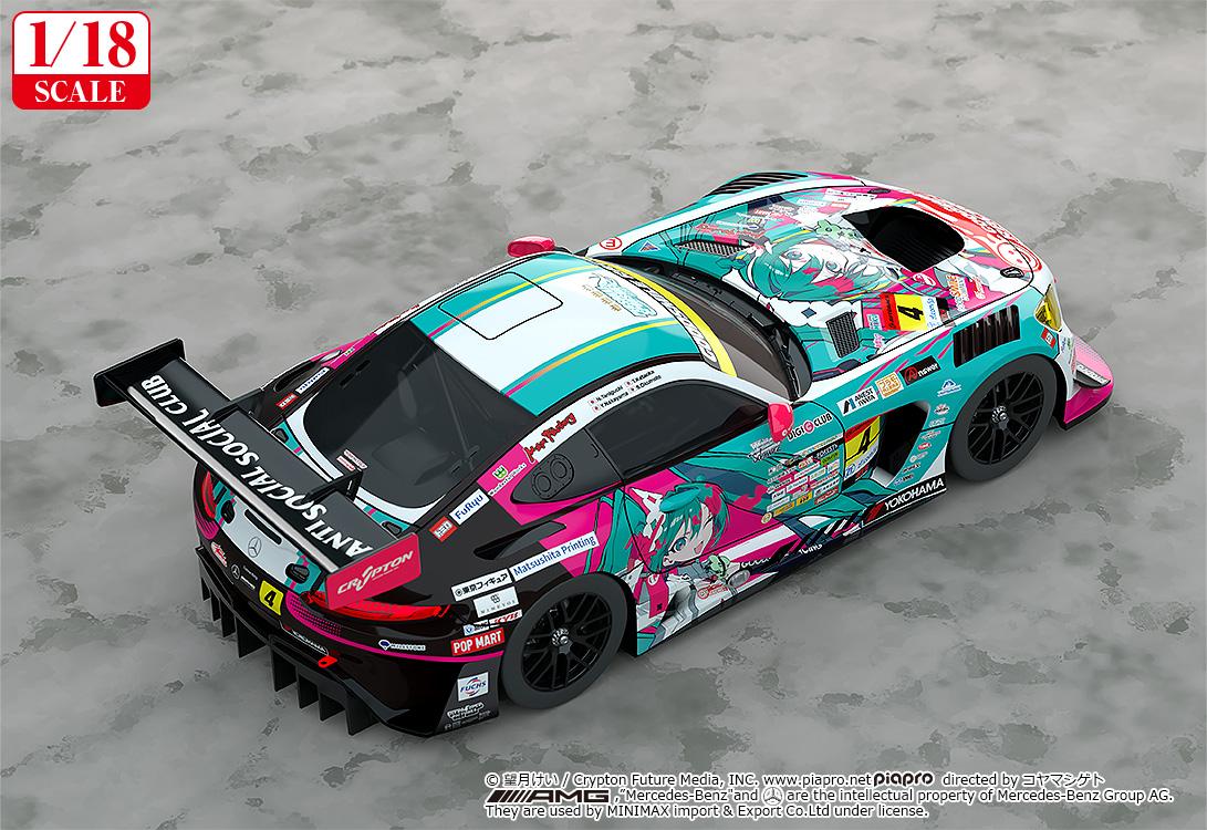 【Pre-order】Hatsune Miku - Hatsune Miku GT Project 1/18 Good Smile Hatsune Miku AMG 2025 Season Opening Ver. (Rerun)(Model Kits)