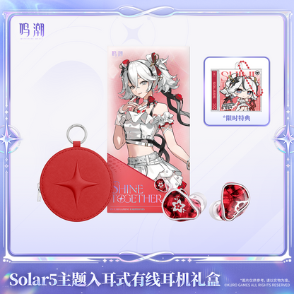 【Pre-Order】Wuthering Waves - Solar5 Themed Wired In-Ear Earbuds Gift Box