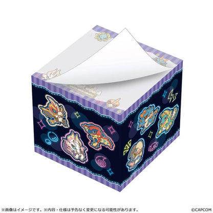 【Pre-order】MONSTER HUNTER -  Memo block (CHIBI STYLE; Neon-Themed)