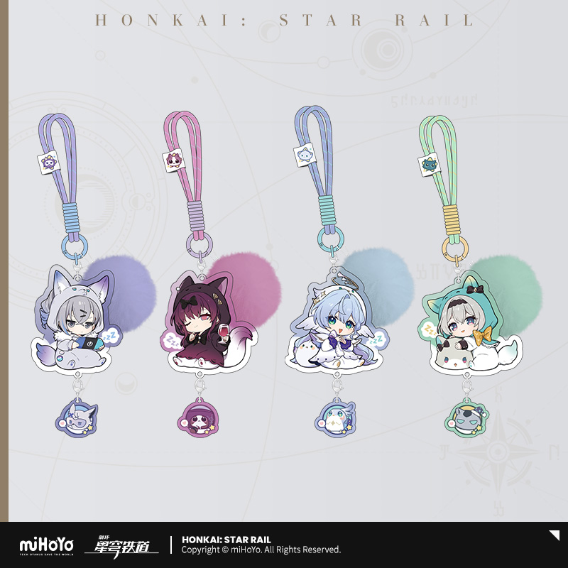 【Pre-Order】Honkai: Star Rail - Girls' Dormitory Series Chibi Character Acrylic Keychain