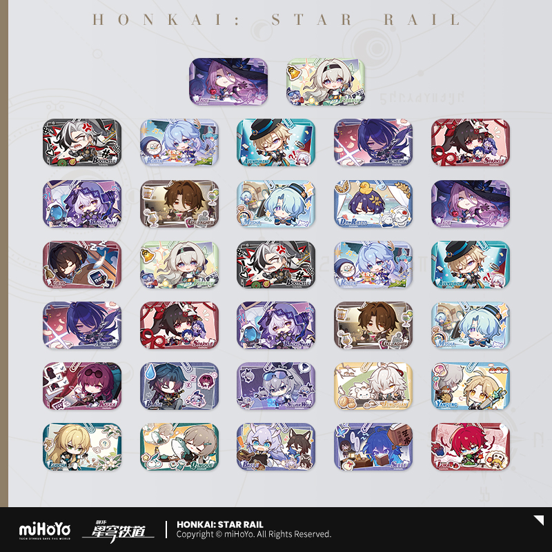 【Pre-Order】Honkai: Star Rail - Pom-Pom Photo Album Series Tinplate Badge