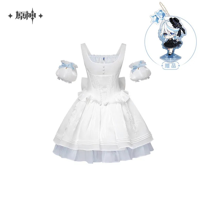 Genshin Impact - Furina Impression Fishbone Strappy Dress