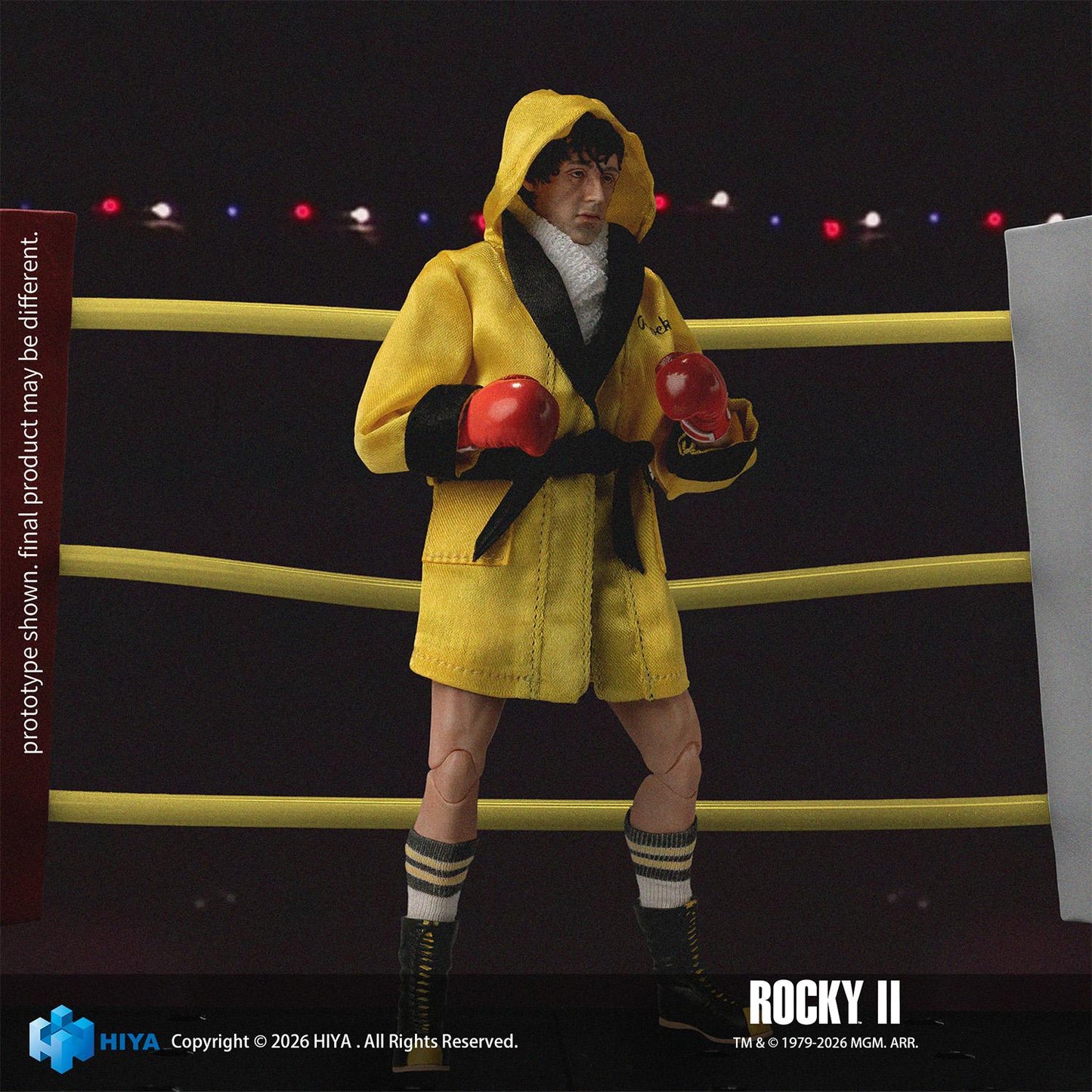 【Pre-order】Rocky II - Rocky Action Figure (HIYA Exquisite Super Series; 1/12 Scale; 6.3 Inch; Boxer Version)