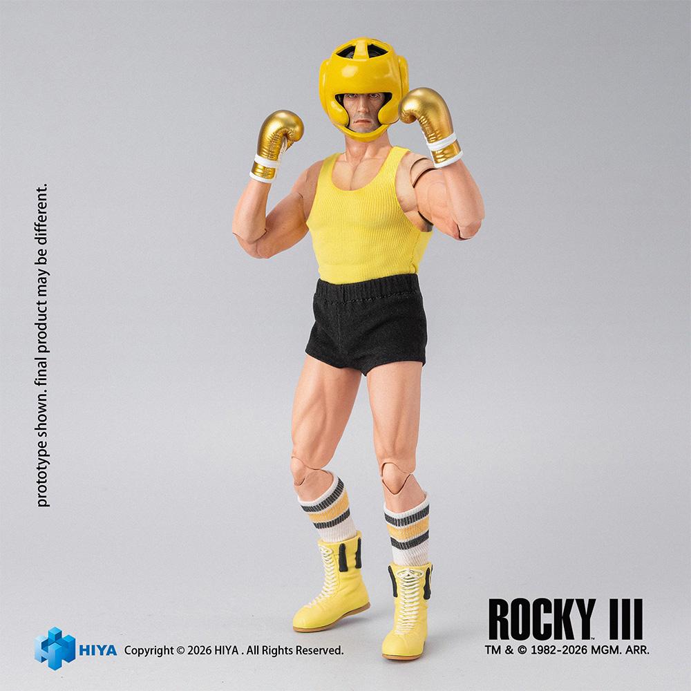 【Pre-order】Rocky III - Rocky Action Figure (HIYA Exquisite Super Series; 1/12 Scale; 6.3 Inch; Boxer Version)