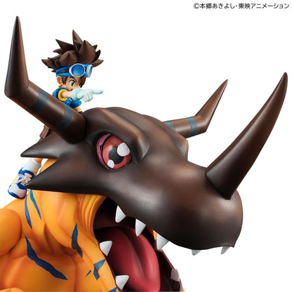 【Pre-order】Digimon Adventure - Greymon & Taichi Yagami G.E.M. Series Figure (Precious; Rerun)