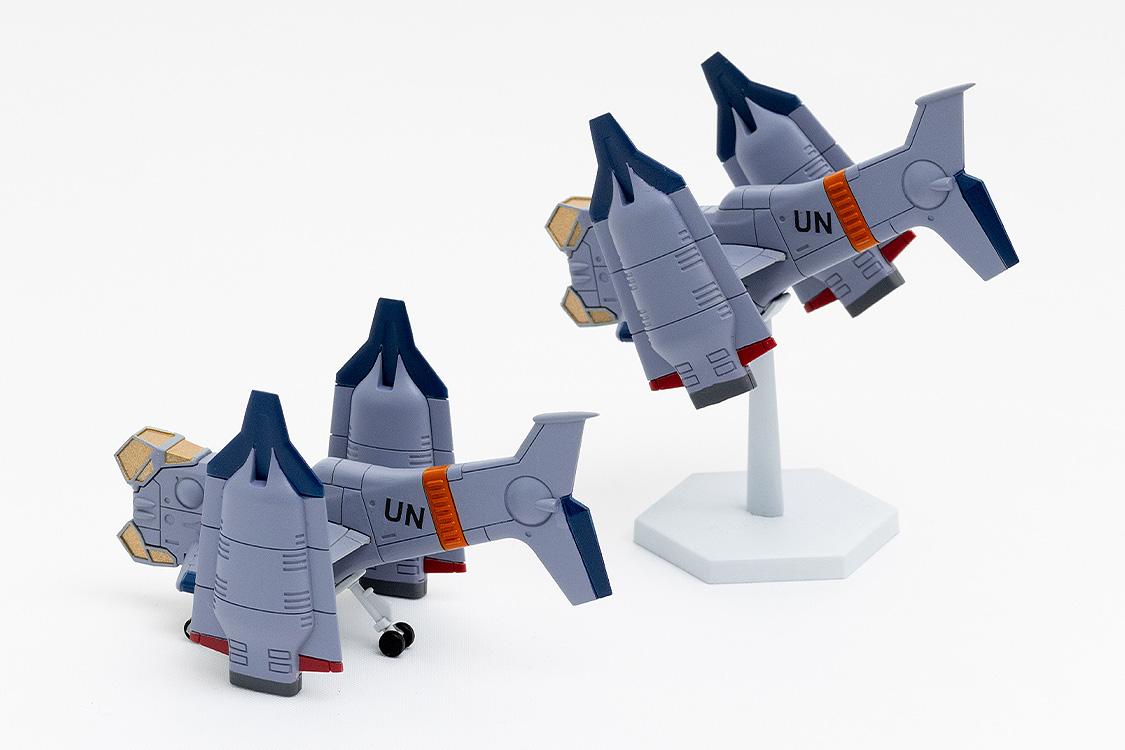【Pre-order】Rebuild of Evangelion -  Model Kits (SYUTO Tiny Scale 1/350, Evangelion: New Theatrical Edition, UNAF Close Air Support VTOL Aircraft YAGR-3B)