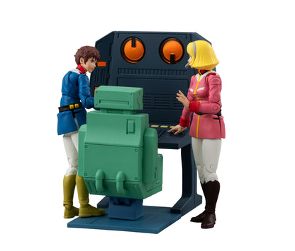 【Pre-order】Mobile Suit Gundam -  Desk set (G.M.G. COLLECTION EX; White Base Bridge Radio operator; with gift)