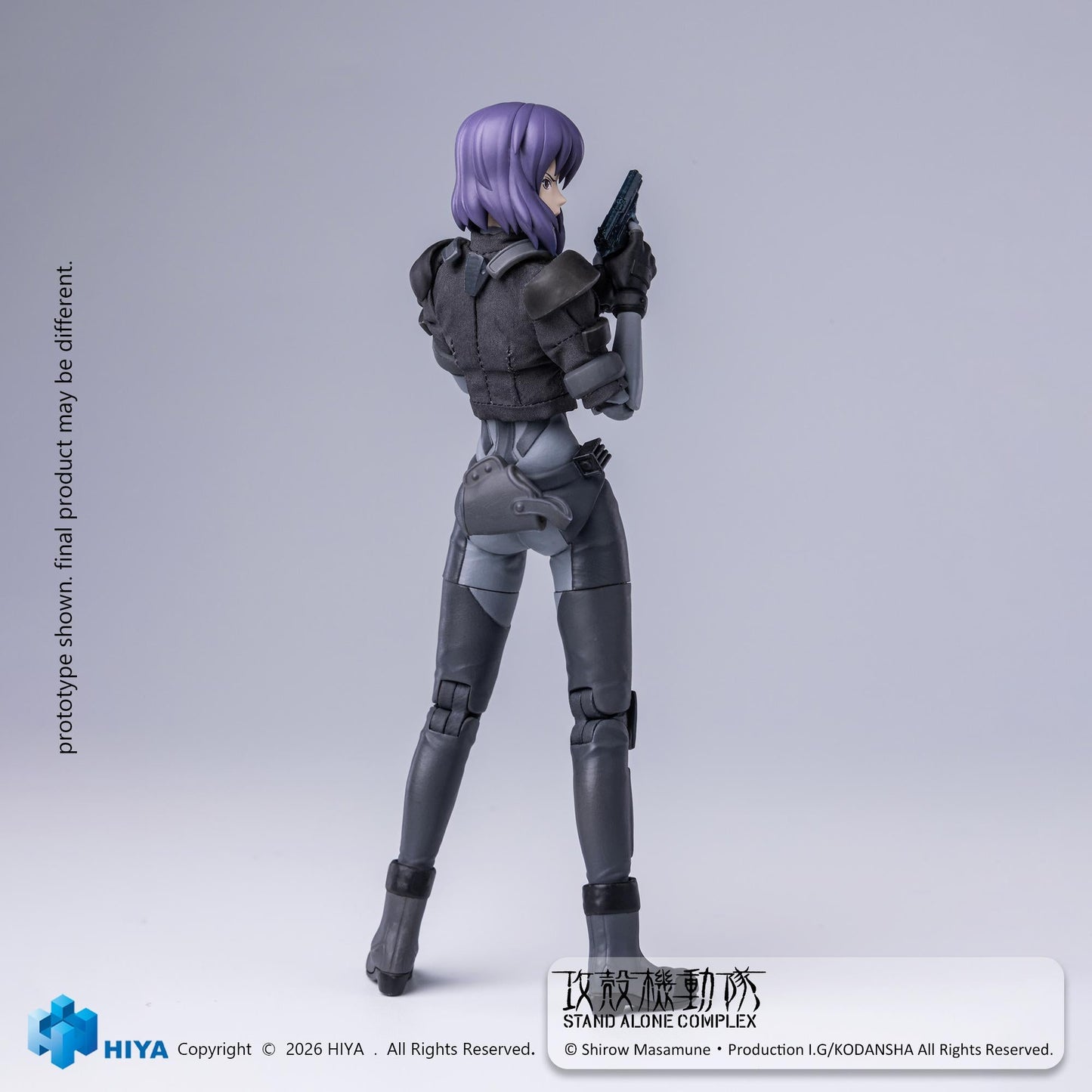 【Pre-order】GHOST IN THE SHELL - Kusanagi Motoko Action Figure (HIYA Exquisite Super Series; 1/12 Scale; 6 Inch; Stand Alone Complex; Battle Suit Version)