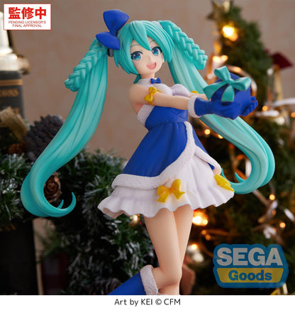 【Pre-order】Hatsune Miku - Hatsune Miku High Premium Figure (Sapphire Christmas Ver.)