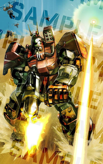 【Pre-order】Fang of the Sun Dougram -  Model Kits (COMBAT ARMORS MAX 32: 1/72nd Scale Abitate T10B Blockhead Ver. GT)