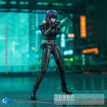 【Pre-order】GHOST IN THE SHELL - Kusanagi Motoko Action Figure (HIYA Exquisite Super Series; 1/12 Scale; 6 Inch; Stand Alone Complex; Battle Suit Version)