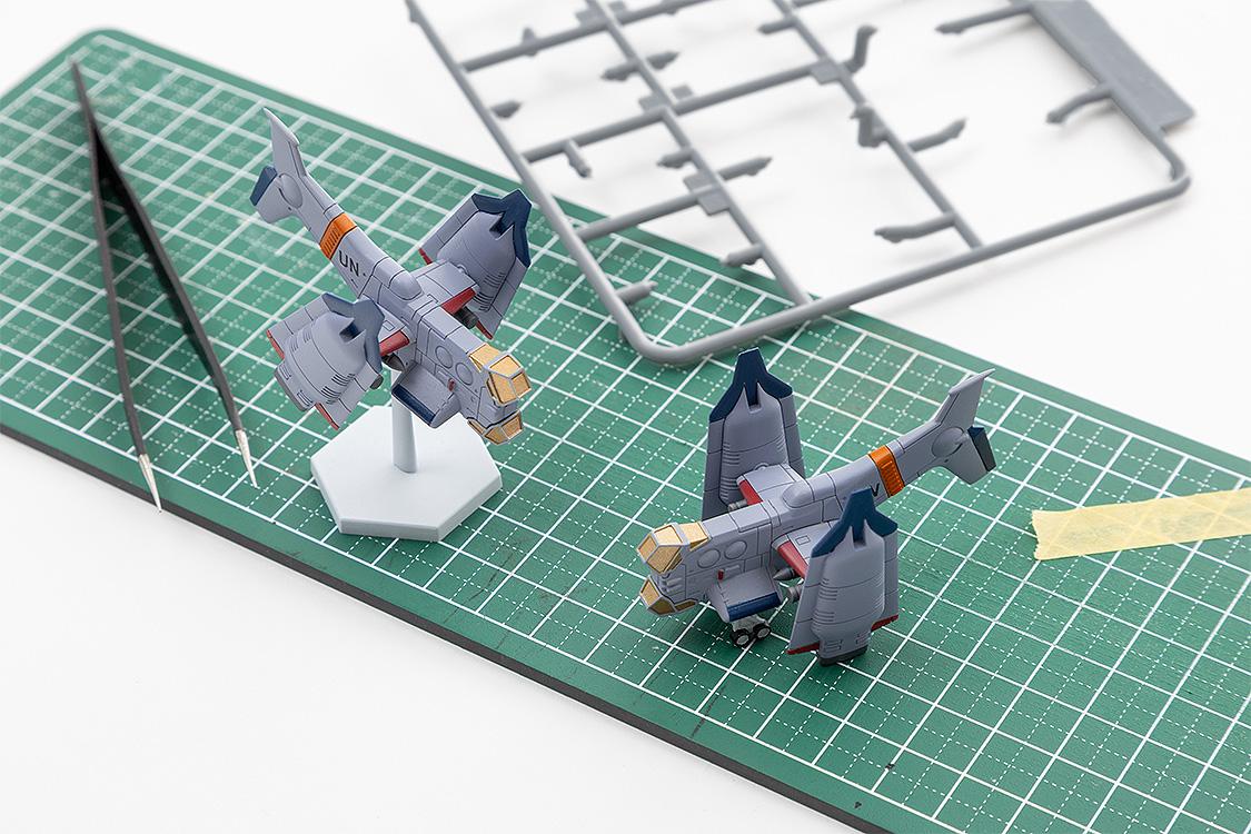 【Pre-order】Rebuild of Evangelion -  Model Kits (SYUTO Tiny Scale 1/350, Evangelion: New Theatrical Edition, UNAF Close Air Support VTOL Aircraft YAGR-3B)