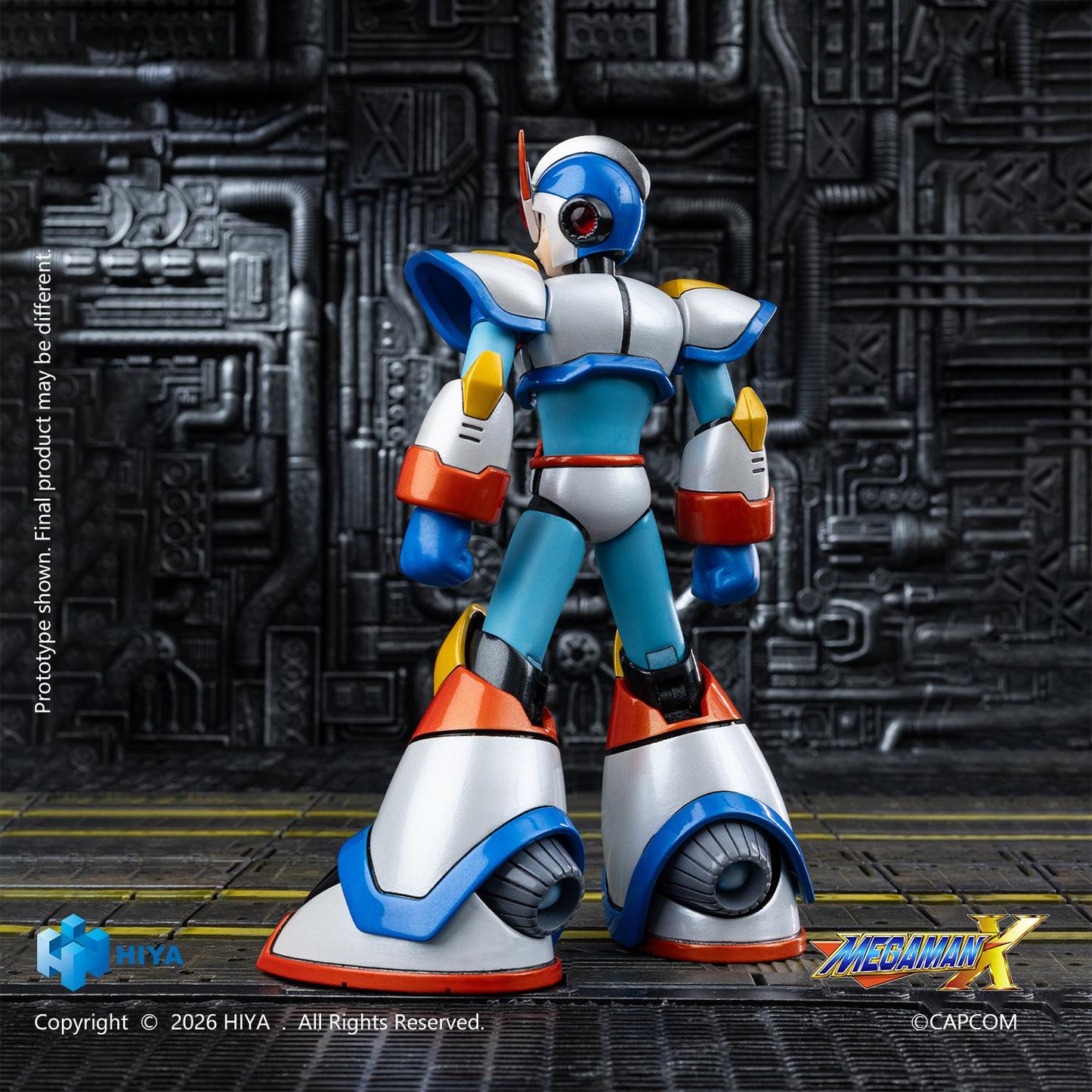 【Pre-order】Mega Man X - X Action Figure (HIYA Exquisite Basic Series None Scale 5.8 Inch Max Armor)