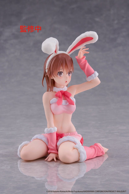 【Pre-order】A Certain Scientific Railgun - Mikoto Misaka MOFLOCK Figure (Fluffy Bunny Ver.)