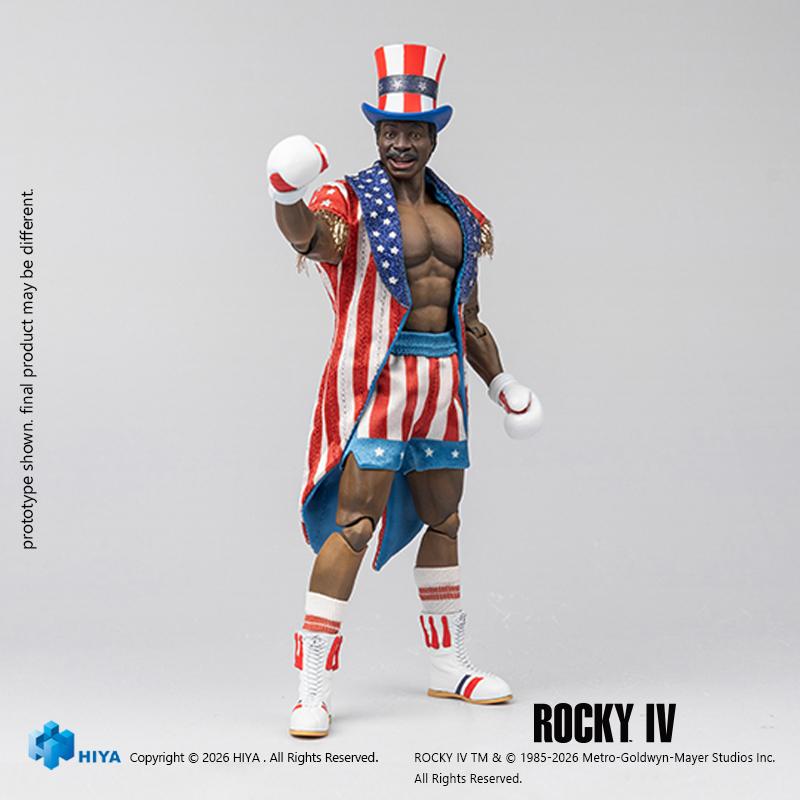 【Pre-order】Rocky IV - Apollo Action Figure (HIYA Exquisite Super Series; 1/12 Scale; 6 Inch)