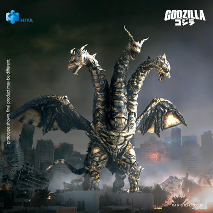 【Pre-order】Godzilla Final Wars - Keizer Ghidorah Action Figure (HIYA Exquisite Basic Series; None Scale; 10 Inch; 2004)