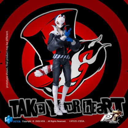 【Pre-order】HIYA Exquisite Basic Series 1/12 Scale 6.1 Inch Persona 5 Royal Fox Action Figure