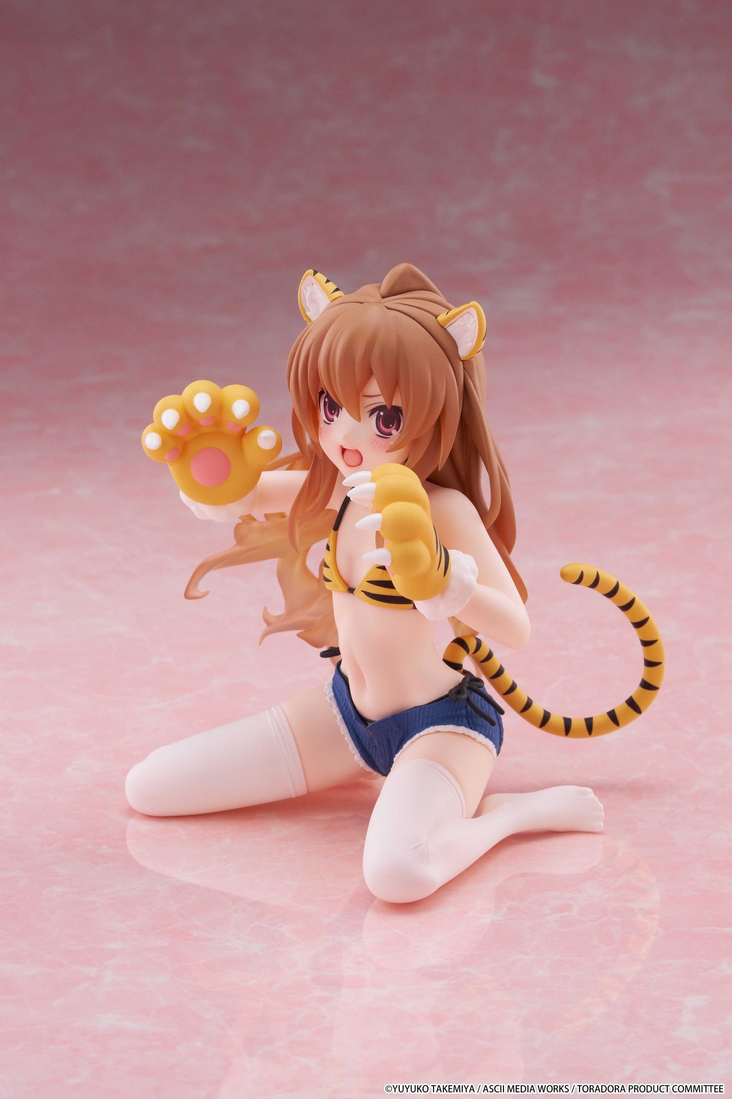 【Pre-order】Toradora! - Taiga Aisaka Desktop Cute Figure (Tiger Costume Swimwear Ver.)