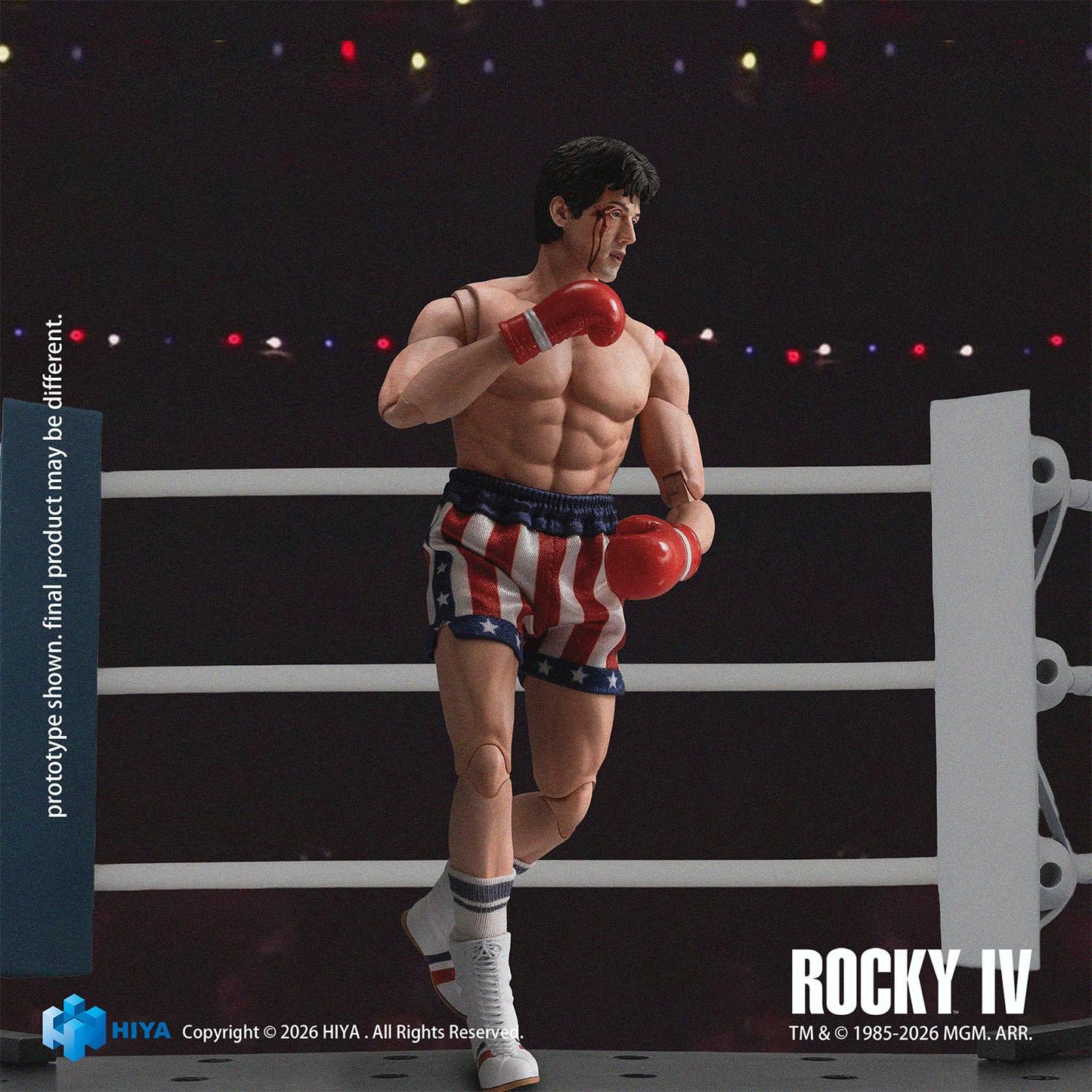【Pre-order】Rocky IV - Rocky Action Figure (HIYA Exquisite Super Series; 1/12 Scale; 6.3 Inch; Boxer Version)