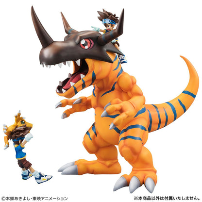 【Pre-order】Digimon Adventure - Greymon & Taichi Yagami G.E.M. Series Figure (Precious; Rerun)