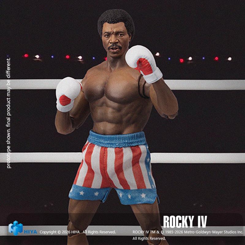 【Pre-order】Rocky IV - Apollo Action Figure (HIYA Exquisite Super Series; 1/12 Scale; 6 Inch)