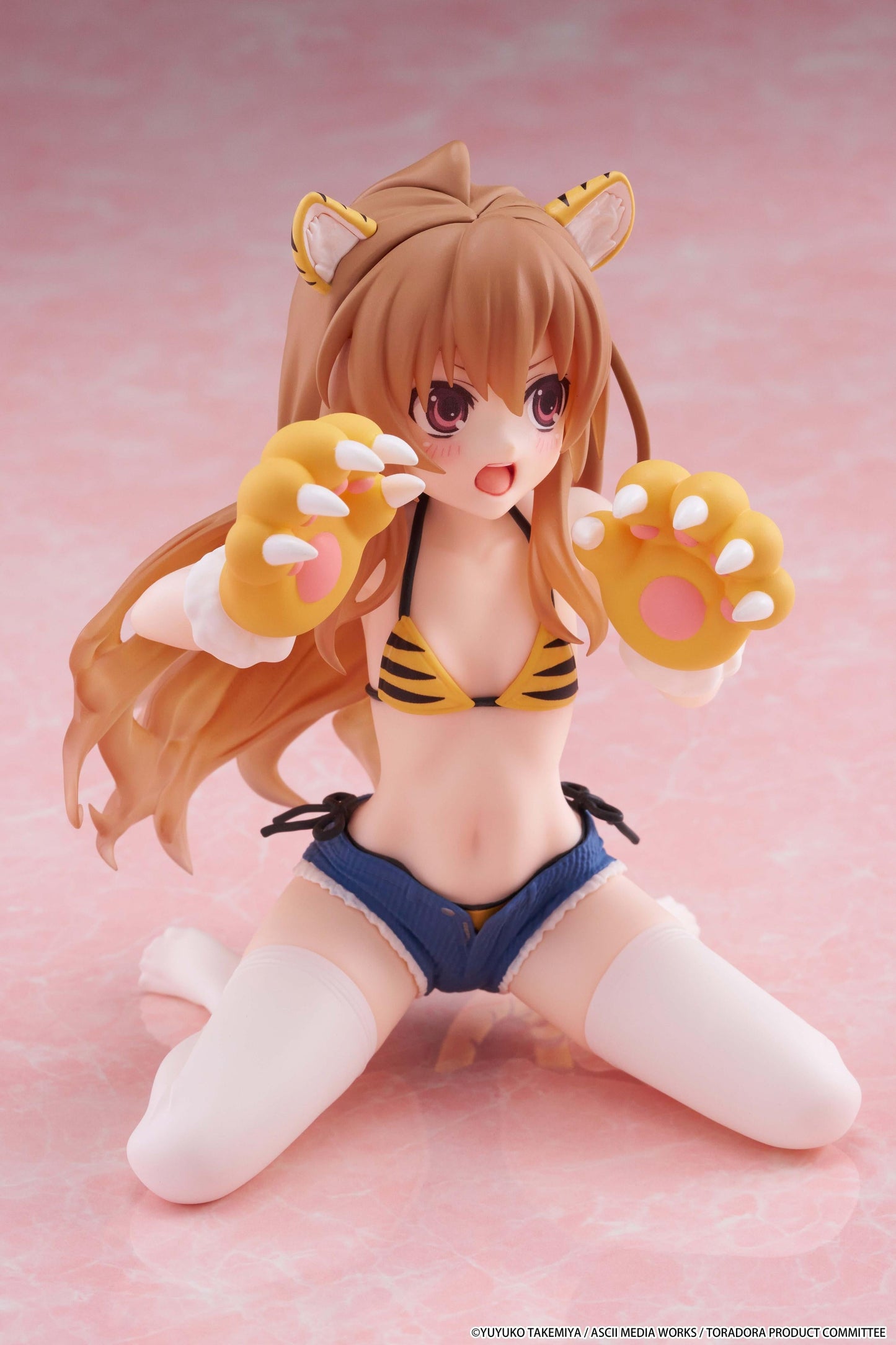 【Pre-order】Toradora! - Taiga Aisaka Desktop Cute Figure (Tiger Costume Swimwear Ver.)