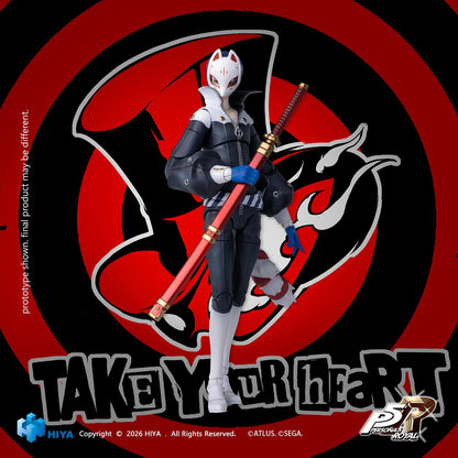 【Pre-order】HIYA Exquisite Basic Series 1/12 Scale 6.1 Inch Persona 5 Royal Fox Action Figure