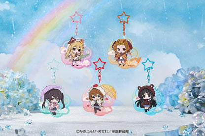 【Pre-order】K-ON! -  Acrylic Keychain (Blind Box; Fluffy Rain Series; Collectible)
