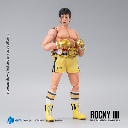 【Pre-order】Rocky III - Rocky Action Figure (HIYA Exquisite Super Series; 1/12 Scale; 6.3 Inch; Boxer Version)