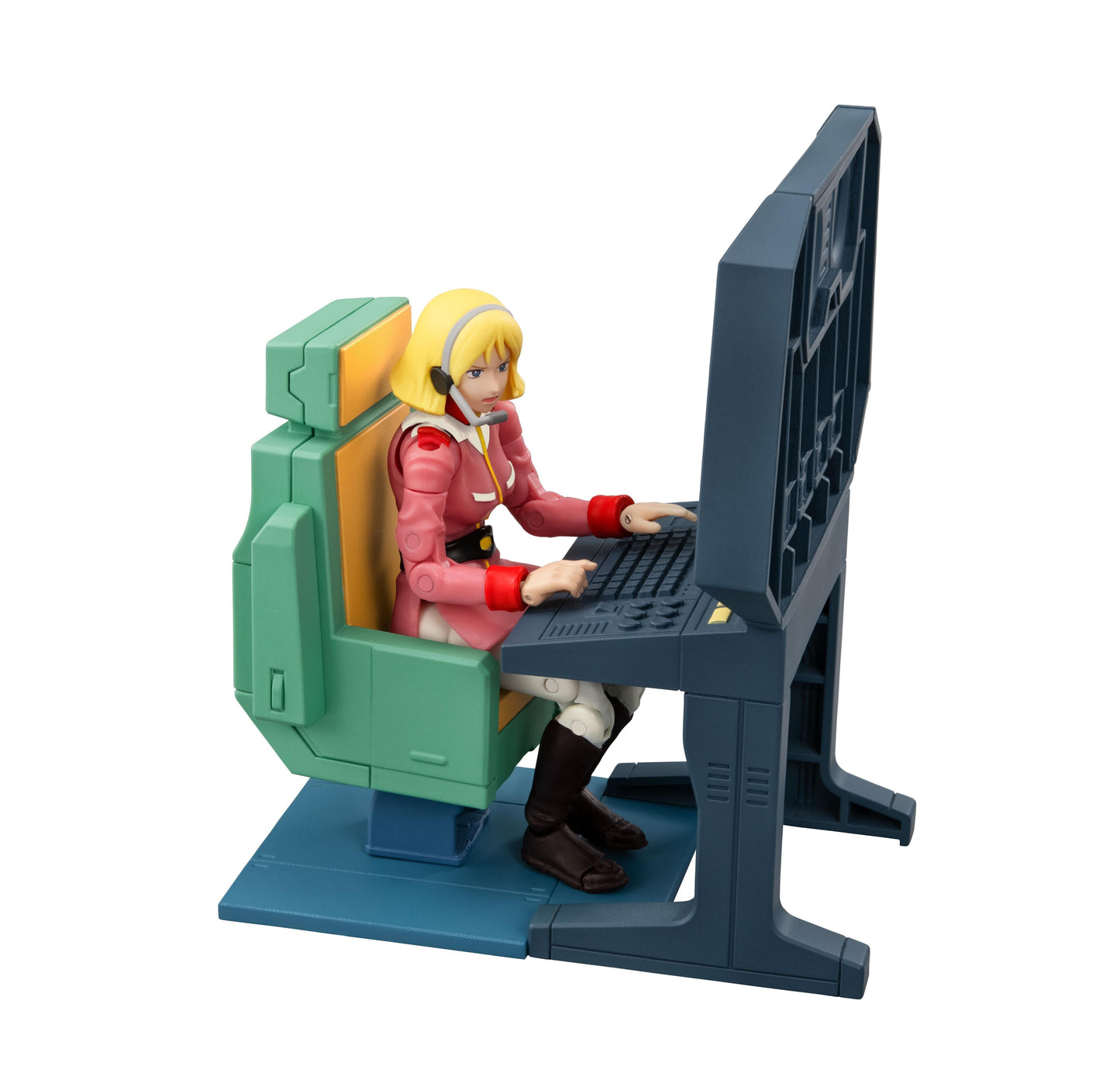 【Pre-order】Mobile Suit Gundam -  Desk set (G.M.G. COLLECTION EX; White Base Bridge Radio operator; with gift)