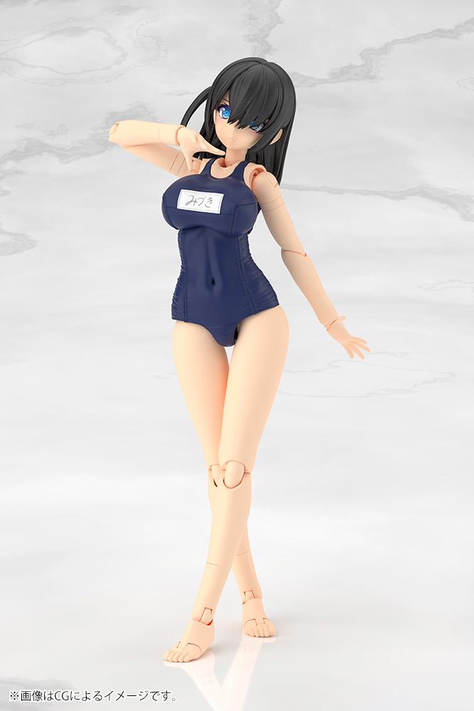 【Pre-order】FRAME ARMS GIRL - MIZUKI Model Kits (School Swimsuits Ver.)