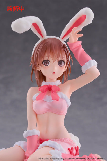 【Pre-order】A Certain Scientific Railgun - Mikoto Misaka MOFLOCK Figure (Fluffy Bunny Ver.)