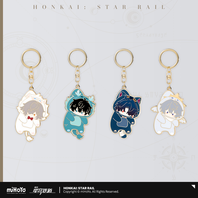 【Pre-order】Honkai: Star Rail - Boys' Dormitory Series Chibi Metal Keychain