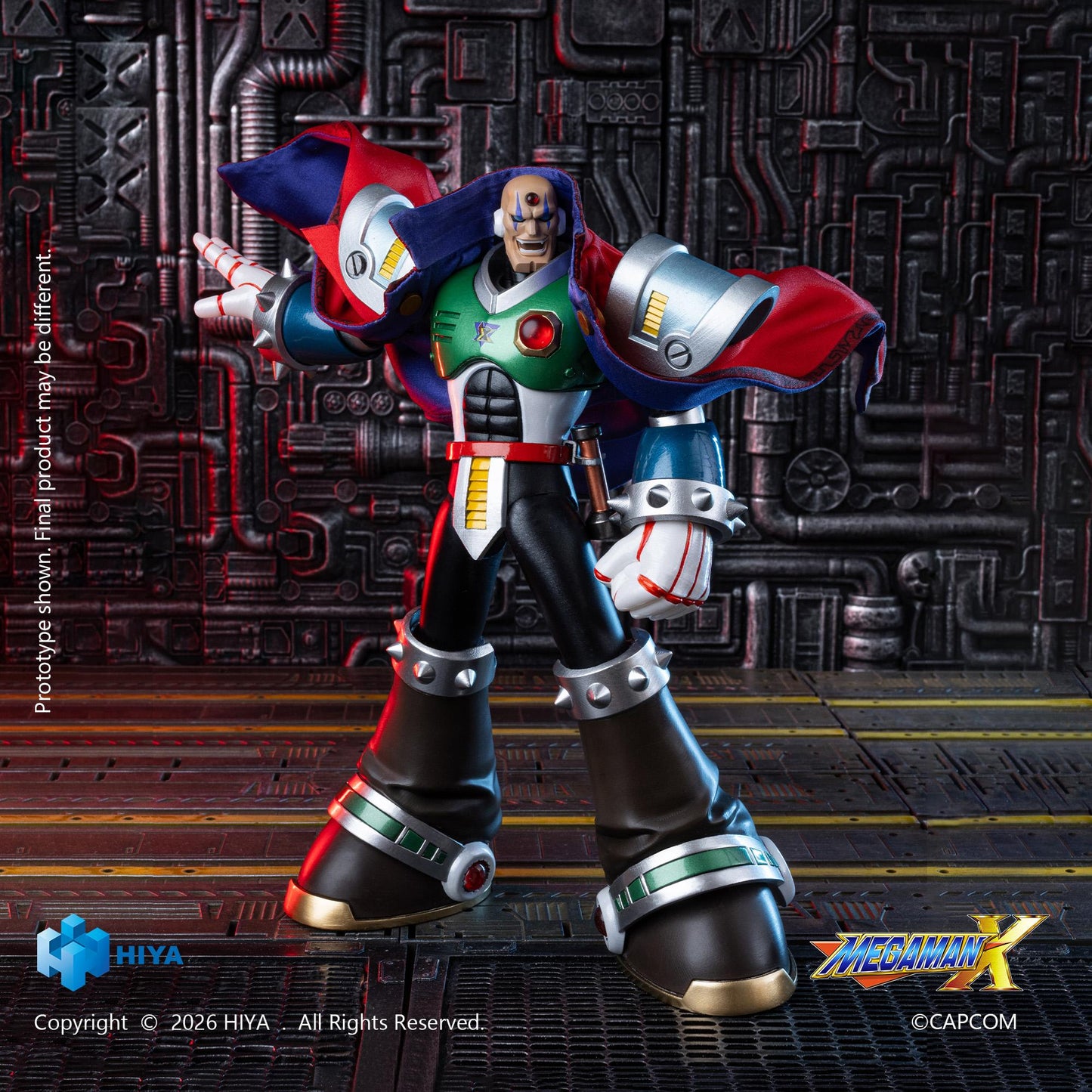 【Pre-order】Mega Man X - Sigma Action Figure (HIYA Exquisite Basic Series; None Scale; 7.1 Inch)