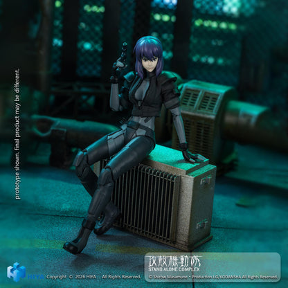 【Pre-order】GHOST IN THE SHELL - Kusanagi Motoko Action Figure (HIYA Exquisite Super Series; 1/12 Scale; 6 Inch; Stand Alone Complex; Battle Suit Version)