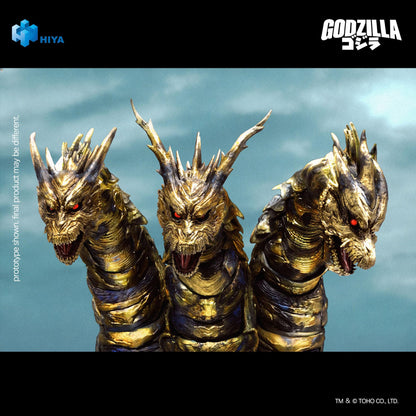 【Pre-order】Godzilla Final Wars - Keizer Ghidorah Action Figure (HIYA Exquisite Basic Series; None Scale; 10 Inch; 2004)
