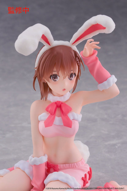 【Pre-order】A Certain Scientific Railgun - Mikoto Misaka MOFLOCK Figure (Fluffy Bunny Ver.)