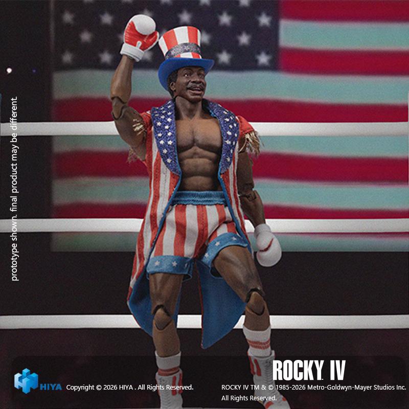 【Pre-order】Rocky IV - Apollo Action Figure (HIYA Exquisite Super Series; 1/12 Scale; 6 Inch)