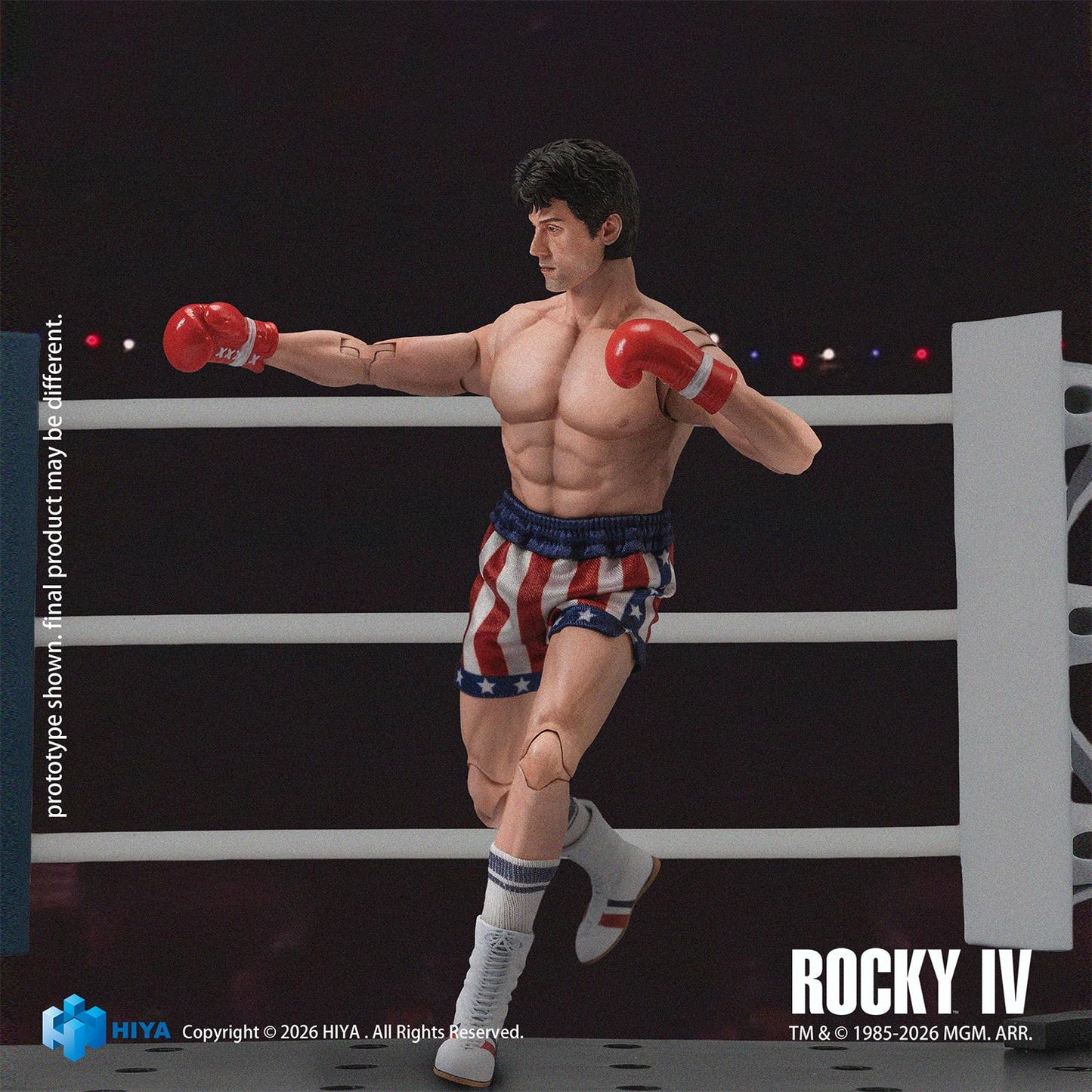 【Pre-order】Rocky IV - Rocky Action Figure (HIYA Exquisite Super Series; 1/12 Scale; 6.3 Inch; Boxer Version)